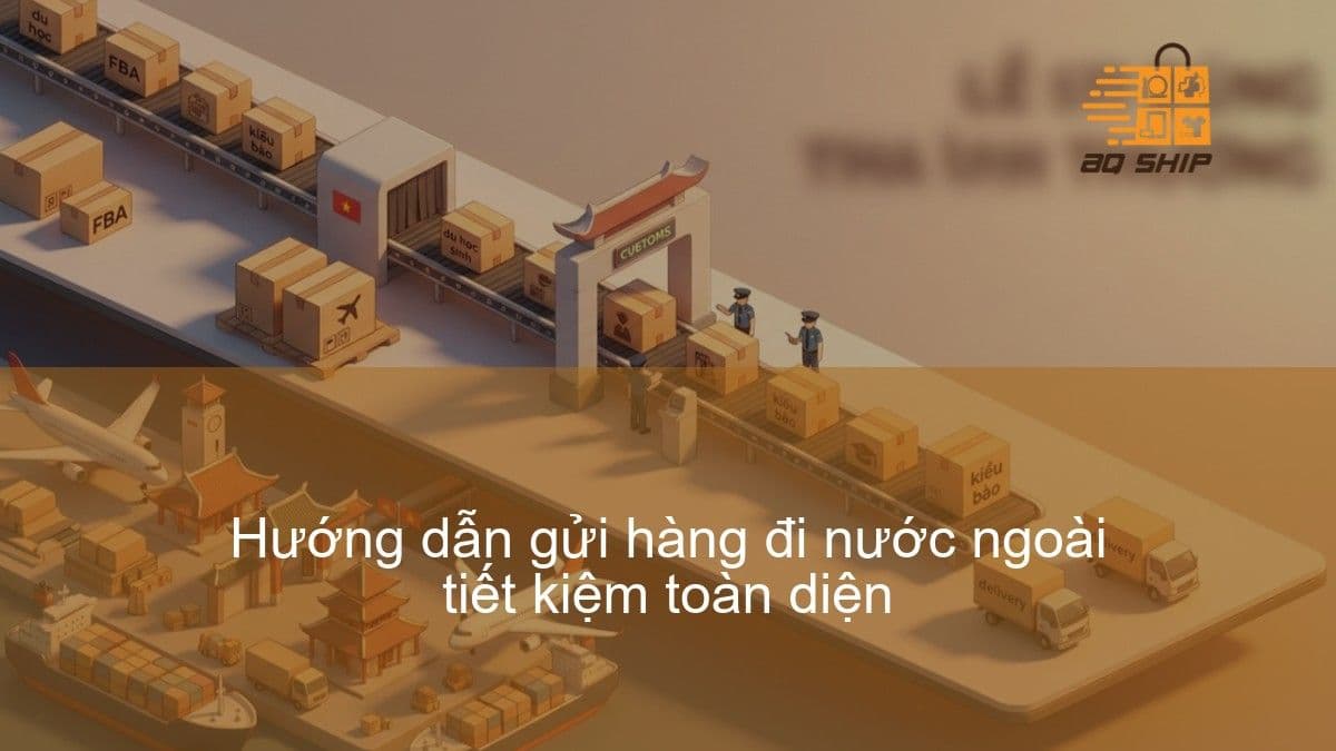 Hướng dẫn gửi hàng đi nước ngoài tiết kiệm toàn diện