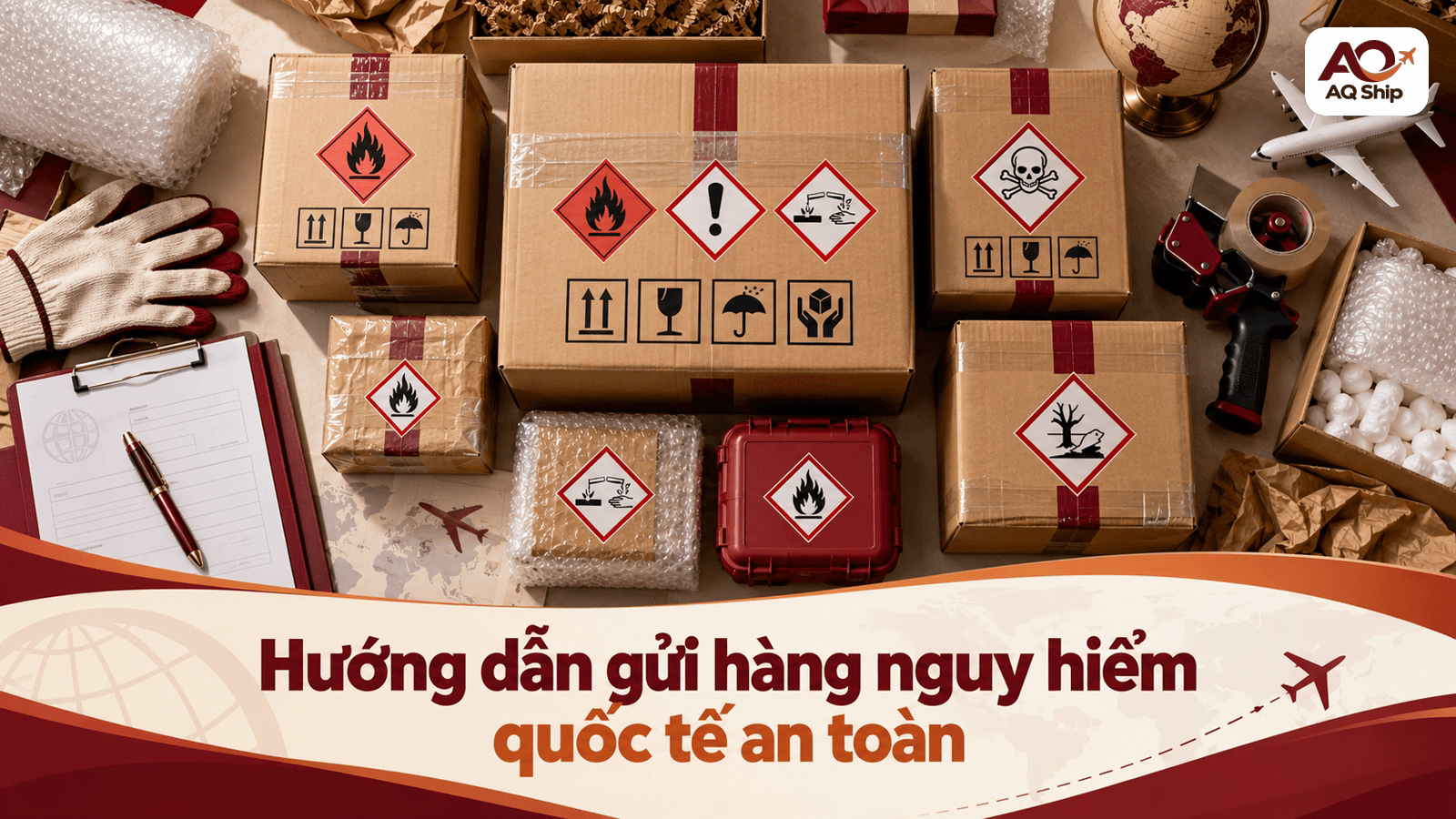 Hướng dẫn gửi hàng nguy hiểm quốc tế an toàn